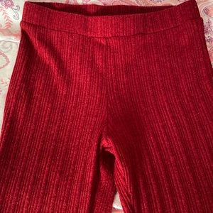 Wild fable red flare pants small flattering fit